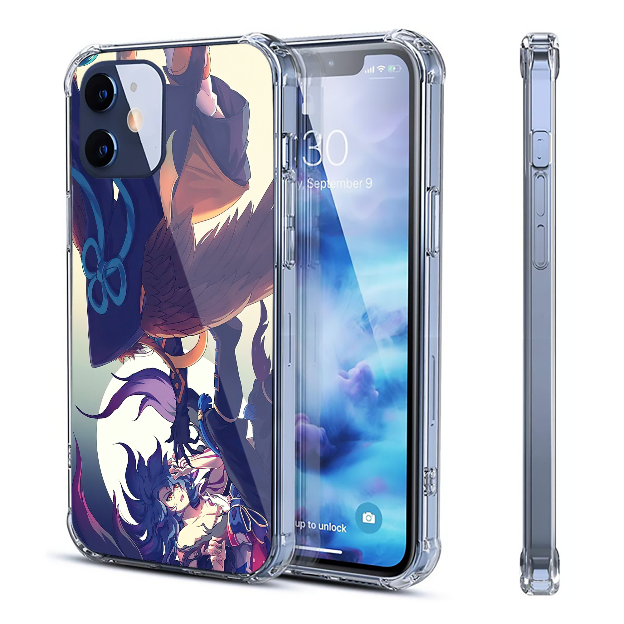 （画像用） 妖怪ウォッチ Yo-kai Watch 【iPhone 12シリーズ対応】透明スマホケース（クリアソフトケース）